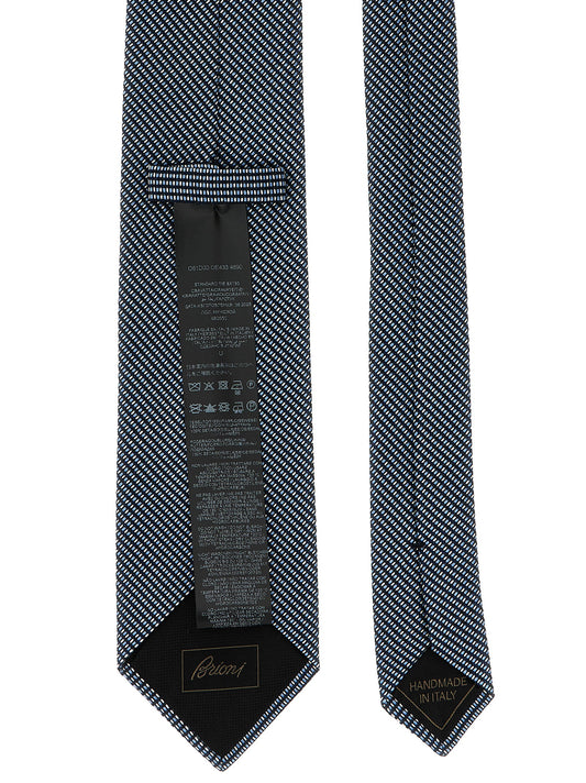 Brioni Blue Silk Tie