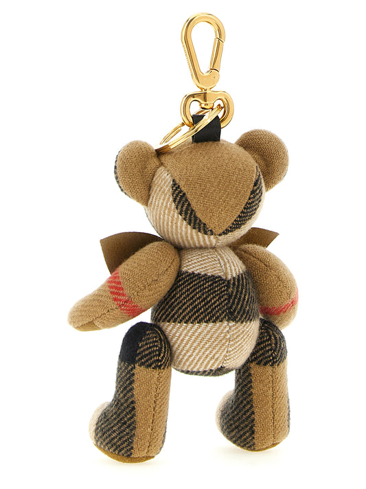 Burberry Beige Cashmere Keychain
