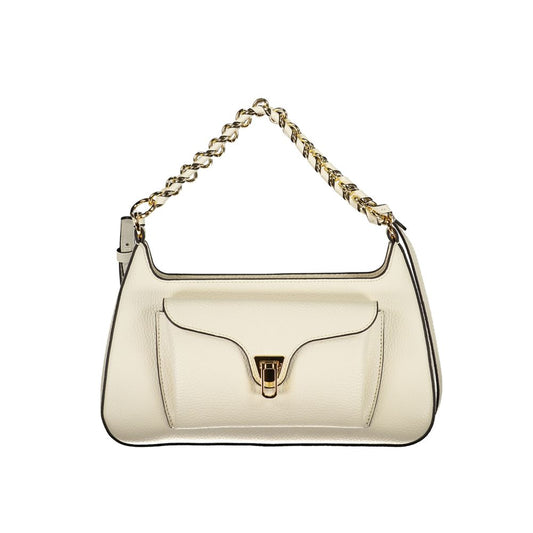 Coccinelle Bianco Leather Women's Bag