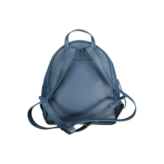 Coccinelle Blue Leather Womens Backpack