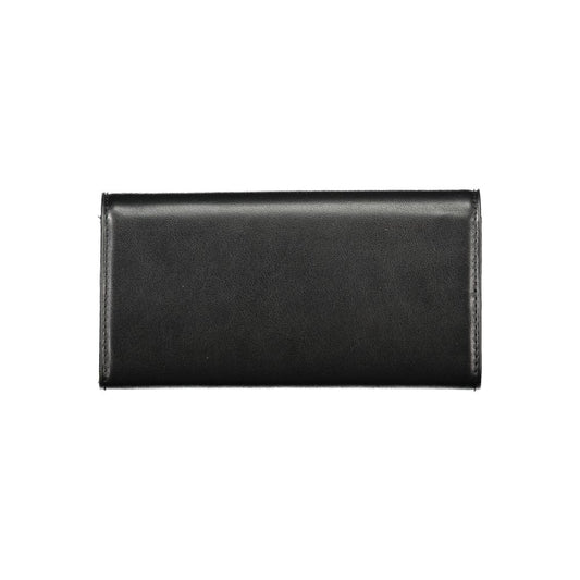Mario Valentino Black Polyurethane Women's Wallet