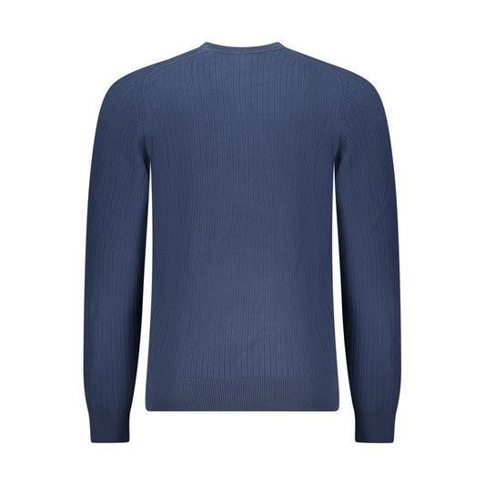 Hugo Boss Blue Cotton Sweatshirt
