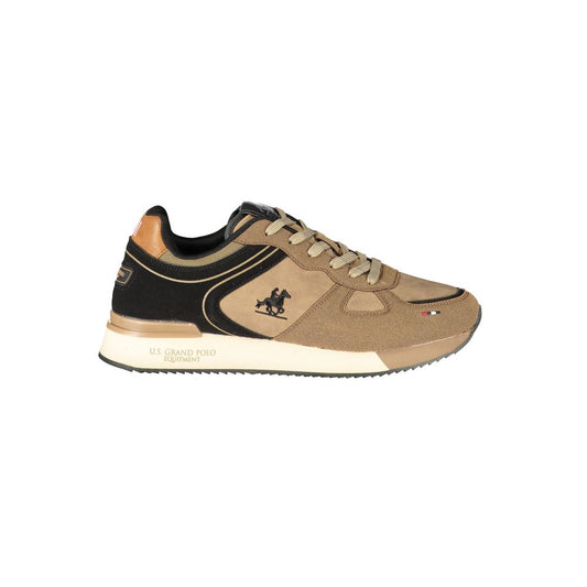 U.S. Grand Polo Brown Polyester Athletic Sneakers