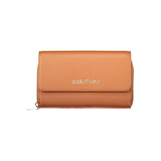 Mario Valentino Brown Polyurethane Women's Wallet