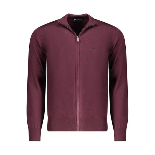 U.S. Grand Polo Rosso Viscose Men's Cardigan