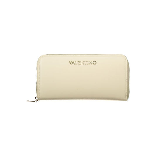 Mario Valentino Beige Polyurethane Women Wallet