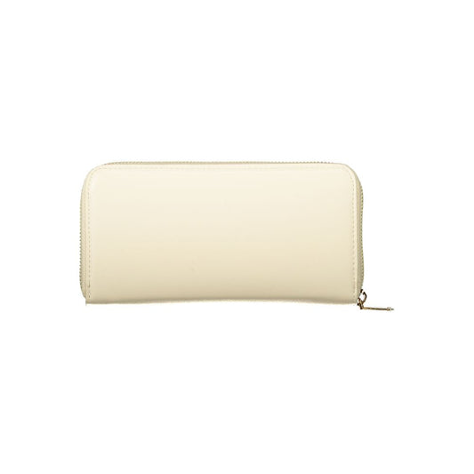 Mario Valentino Beige Polyurethane Women Wallet