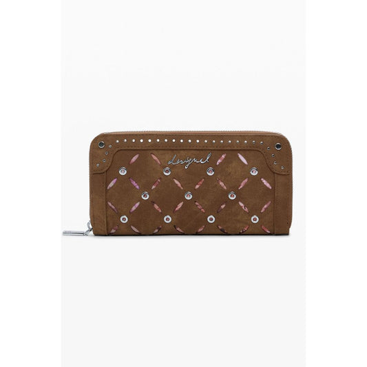 Desigual Brown Polyethylene Wallet