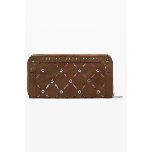 Desigual Brown Polyethylene Wallet