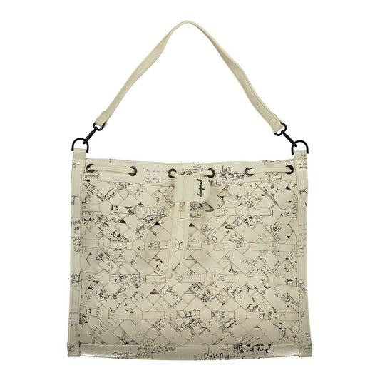 Desigual White Polyethylene Backpack