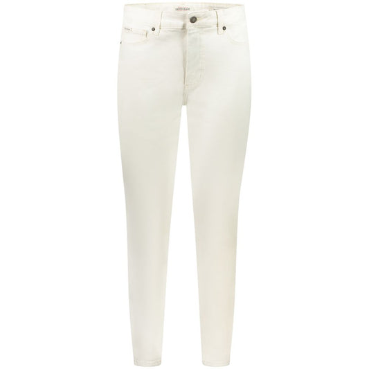 Guess Jeans White Cotton Skinny Jeans