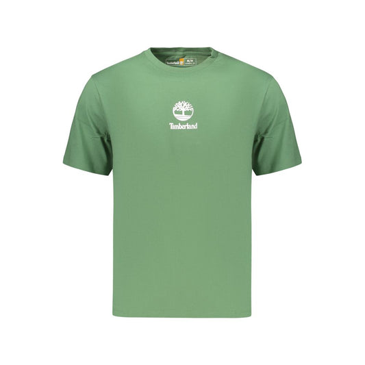 Timberland Green Cotton T-Shirt