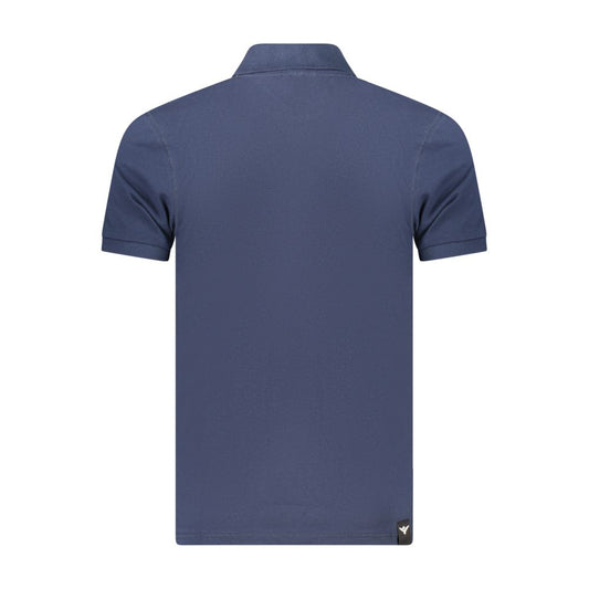 Accademia Militare Blue Cotton Polo Shirt
