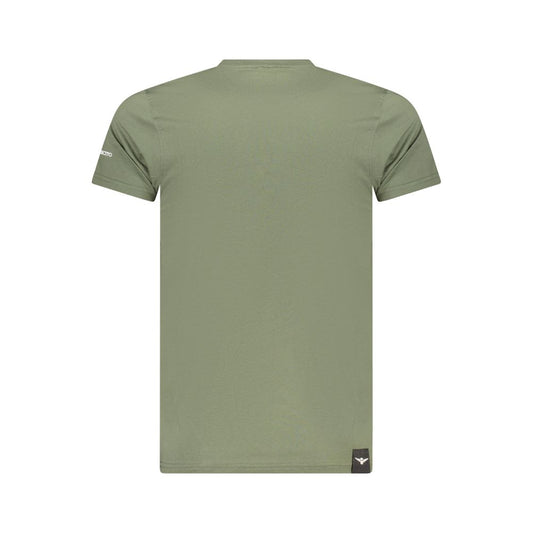 Accademia Militare Green Cotton Men's T-Shirt