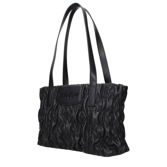 Karl Lagerfeld Black Polyester Shoulder Bag