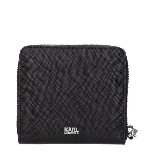 Karl Lagerfeld Black Polyethylene Wallet