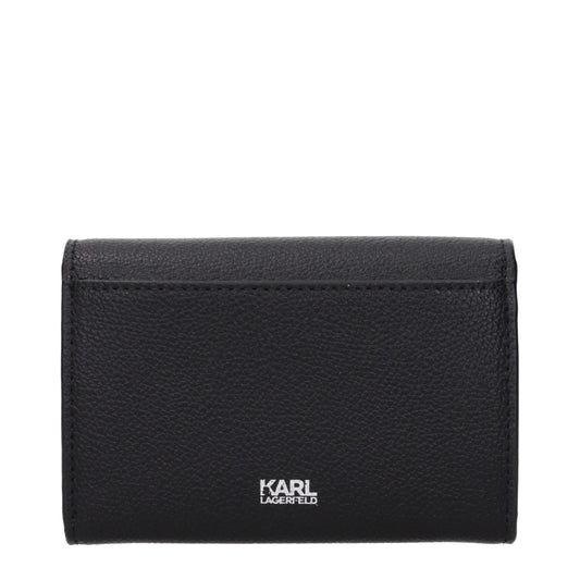 Karl Lagerfeld Black Polyester Wallet