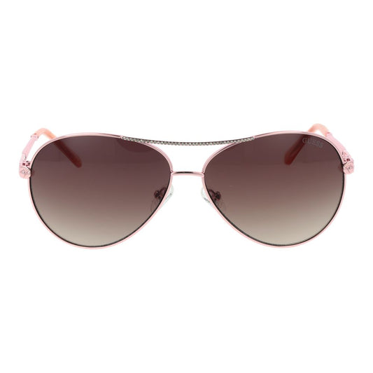 Guess Pink Metal Sunglasses