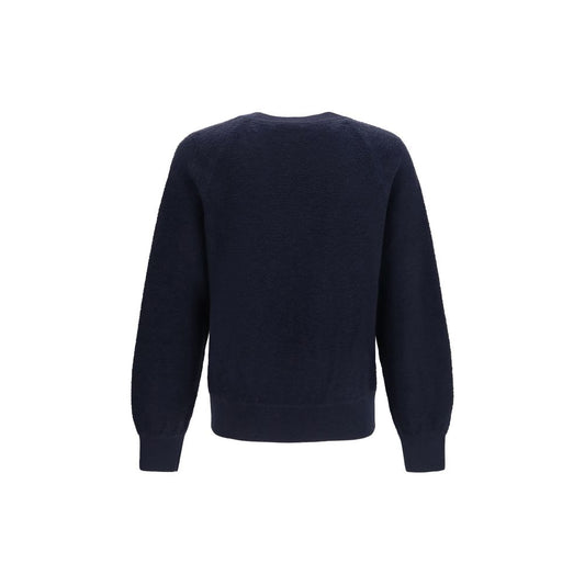 Piacenza Cashmere Blue Wool Oves Aries Sweatshirt