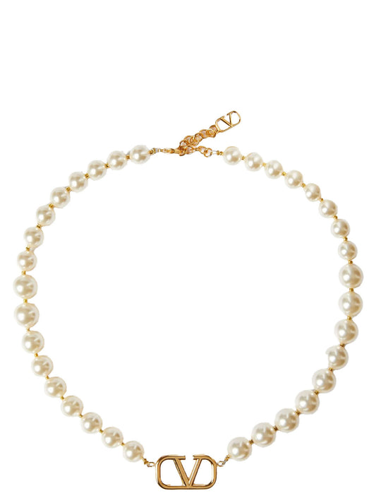 Valentino Garavani Gold Metal Necklace