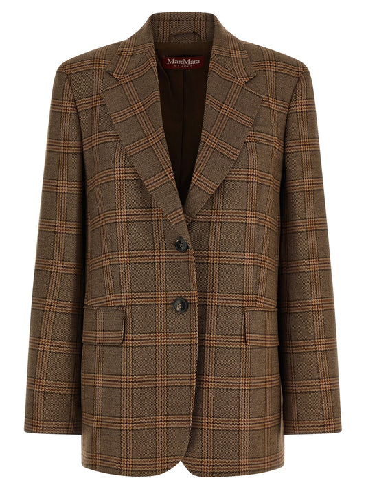 Max Mara Brown Wool Blazer