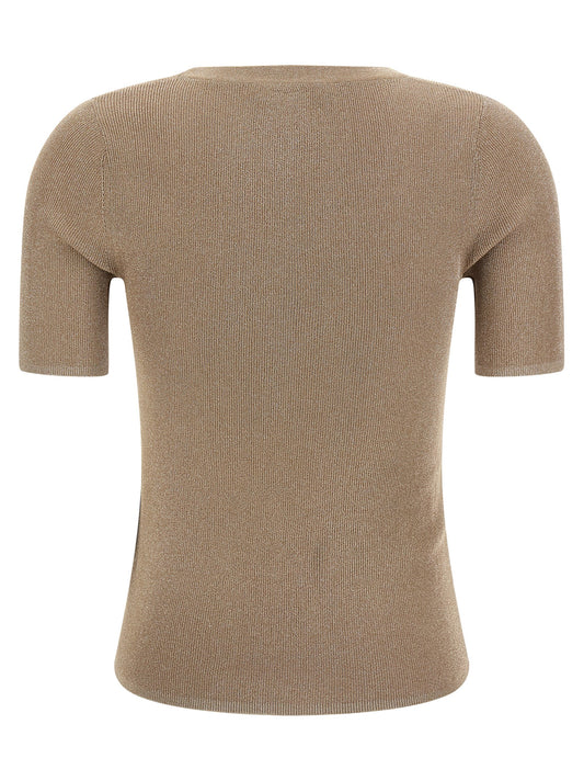 Max Mara Beige Polyamide T-Shirt
