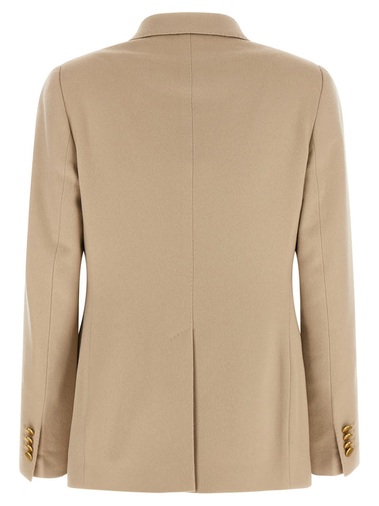 Tagliatore Beige Cashmere Blazer