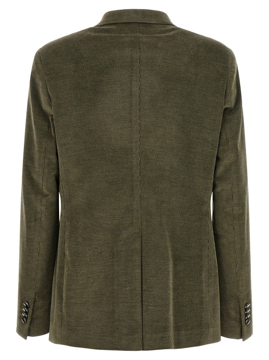 Tagliatore Bicolor Cotton Blazer