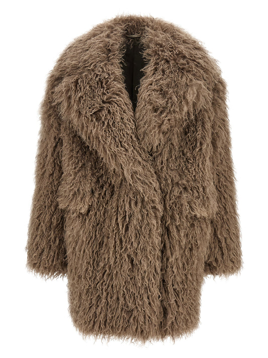 Tagliatore Gray Polyester Coat