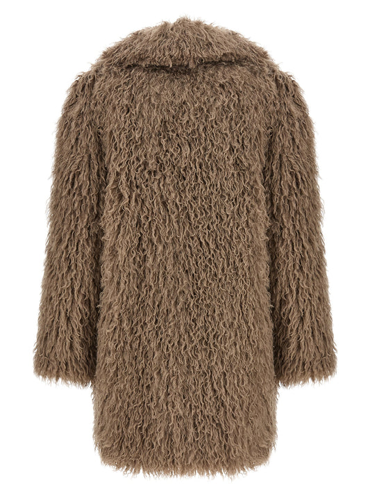 Tagliatore Gray Polyester Coat