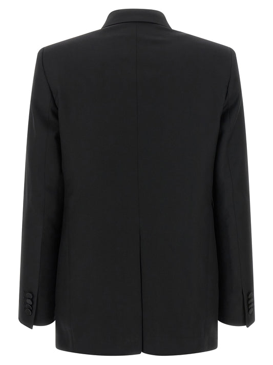 Tagliatore Black Virgin Wool Blazer