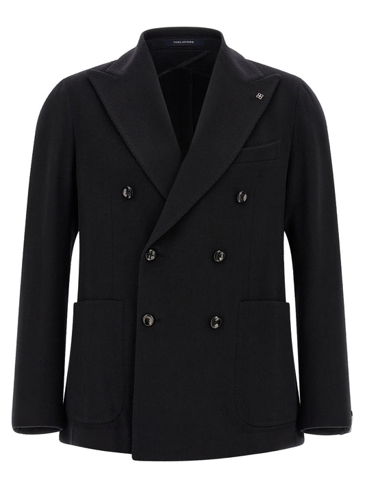 Tagliatore Black Cashmere Blazer