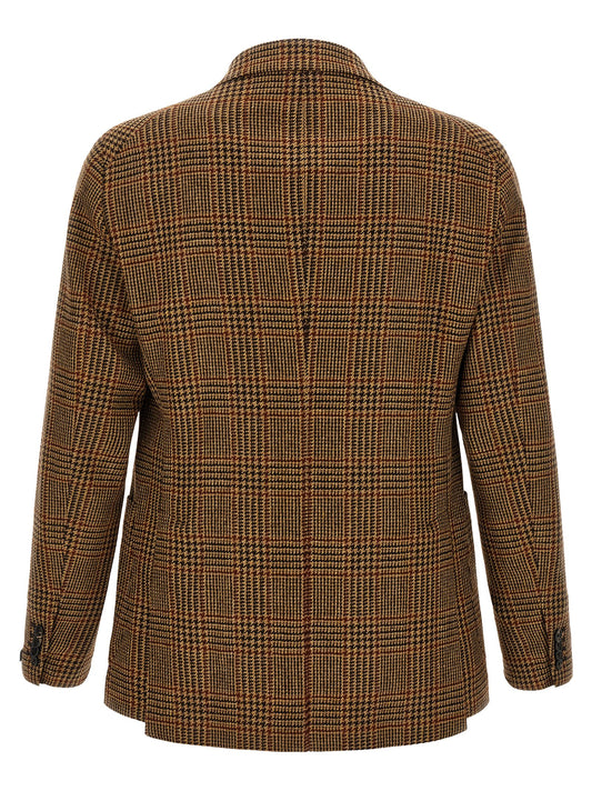 Tagliatore Brown Virgin Wool Blazer