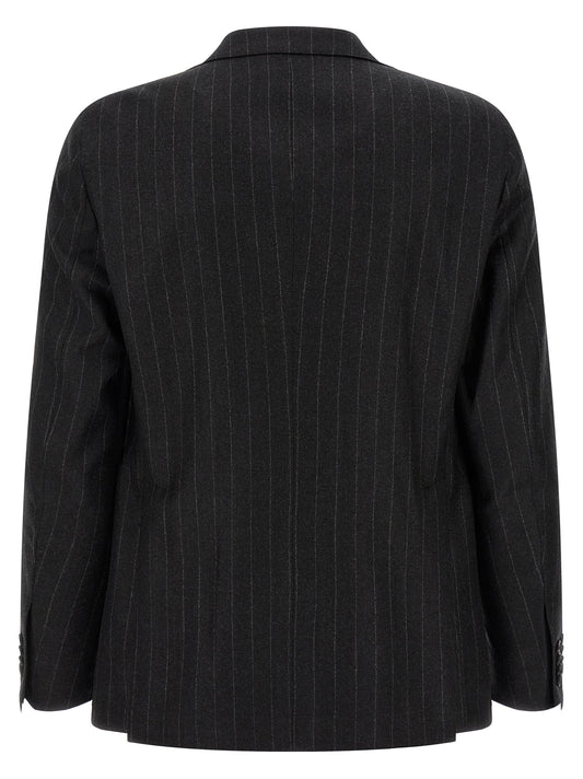 Tagliatore Gray Virgin Wool Two-Piece Suit