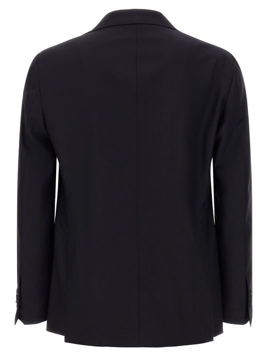 Tagliatore Blue Virgin Wool Two-Piece Suit