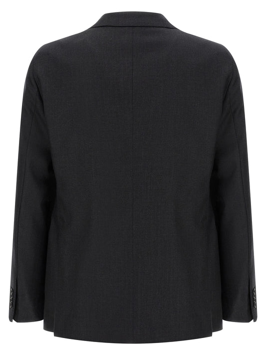 Tagliatore Gray Virgin Wool Two-Piece Suit
