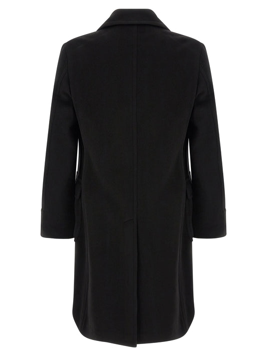Tagliatore Black Cashmere Coat
