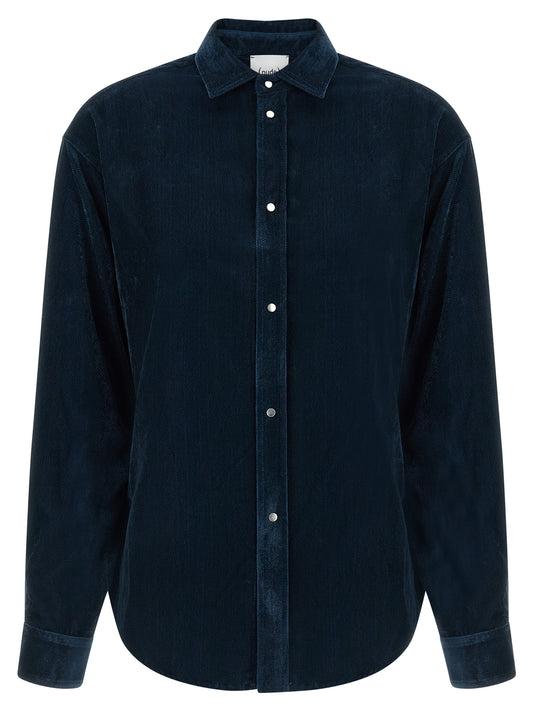 NUDE Blue Viscose Blouse