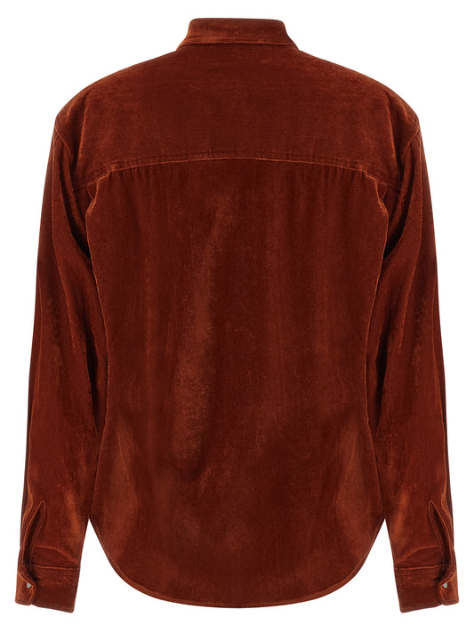 NUDE Red Viscose Blouse