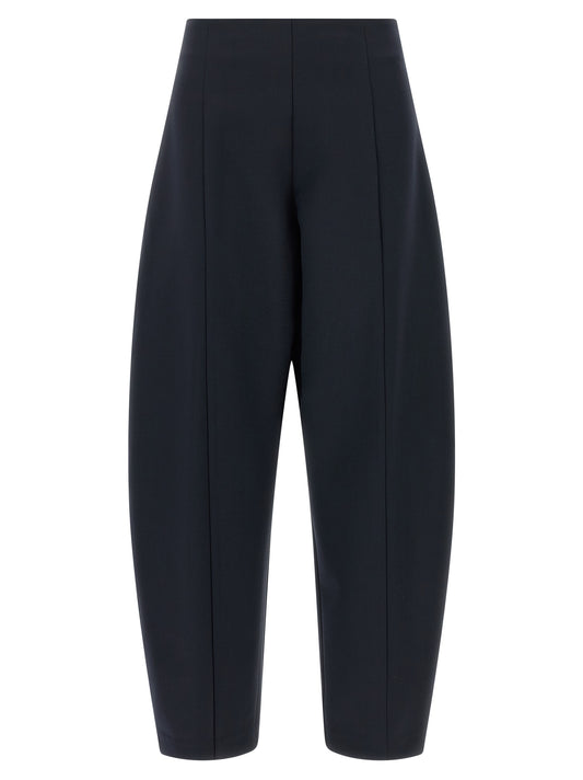 NUDE Blue Wool Casual Pants