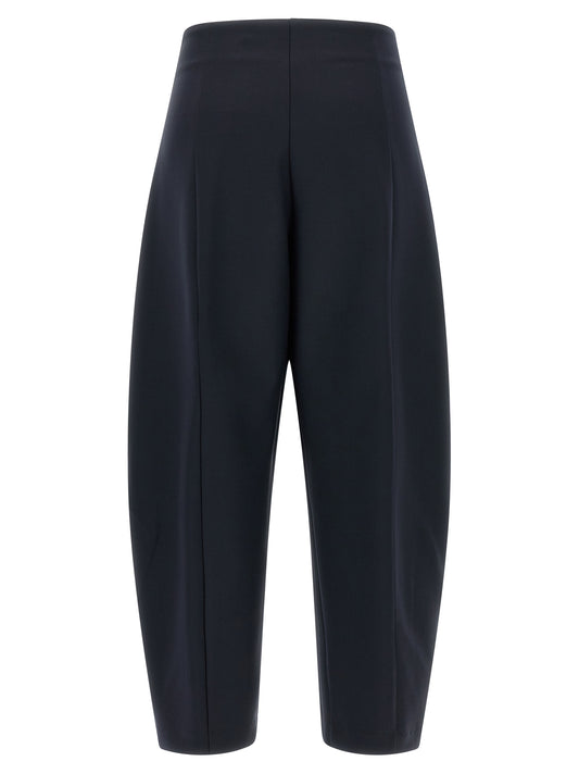 NUDE Blue Wool Casual Pants