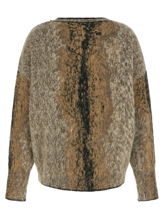 NUDE Brown Wool Cardigan