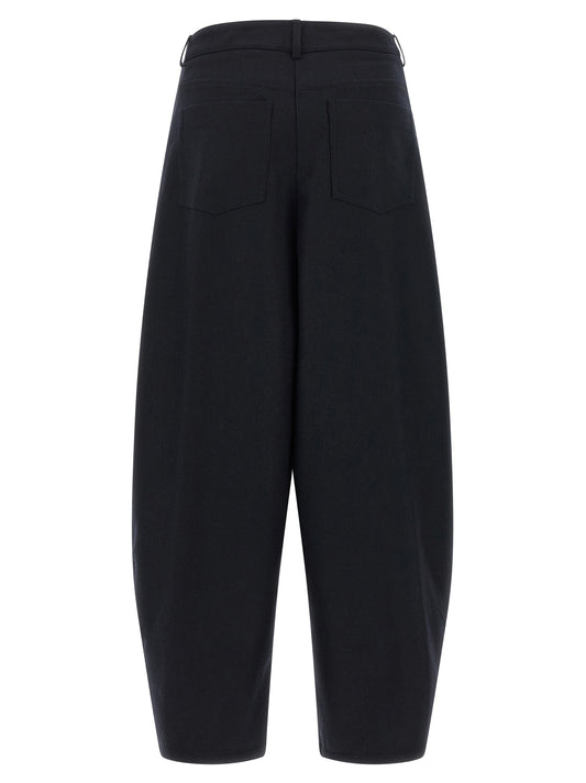 NUDE Black Wool Casual Pants