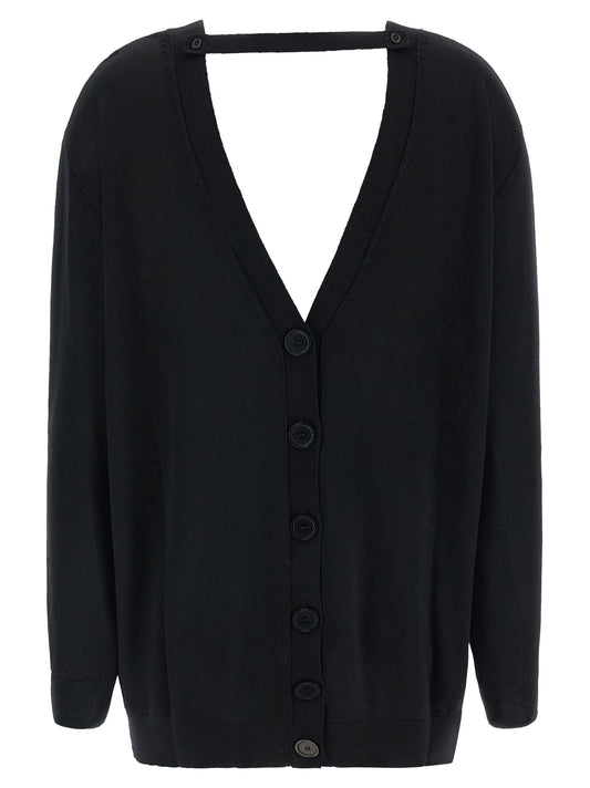 NUDE Black Wool Cardigan