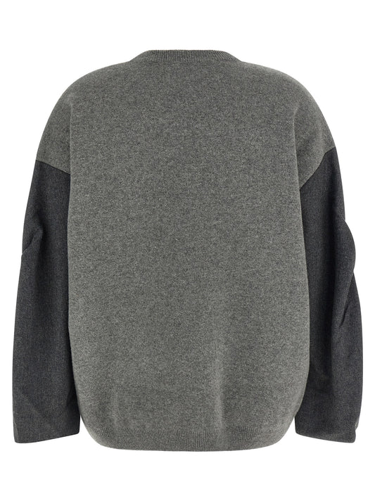 NUDE Gray Wool Cardigan