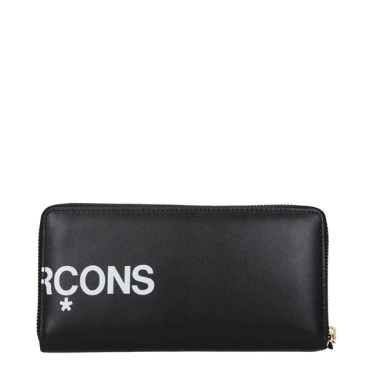 Comme Des Garçons Black Leather Wallet