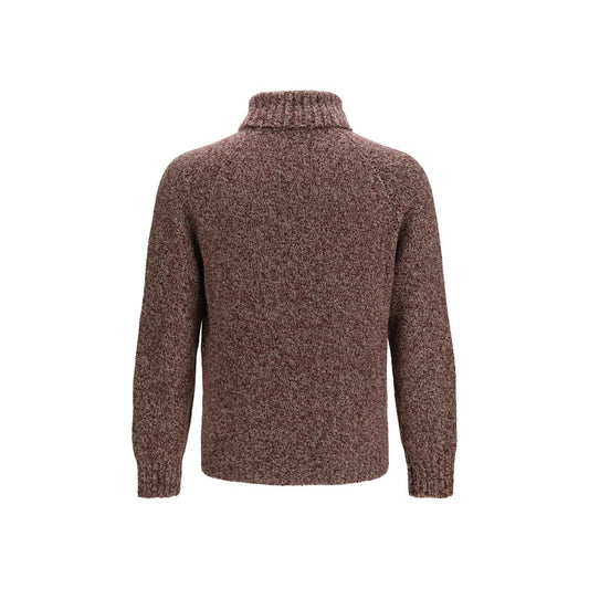 Brunello Cucinelli Bordeaux Wool Oves Aries Turtleneck