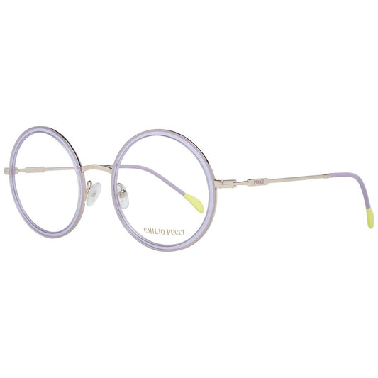 Emilio Pucci Purple Metal & Plastic Glasses (Frames)