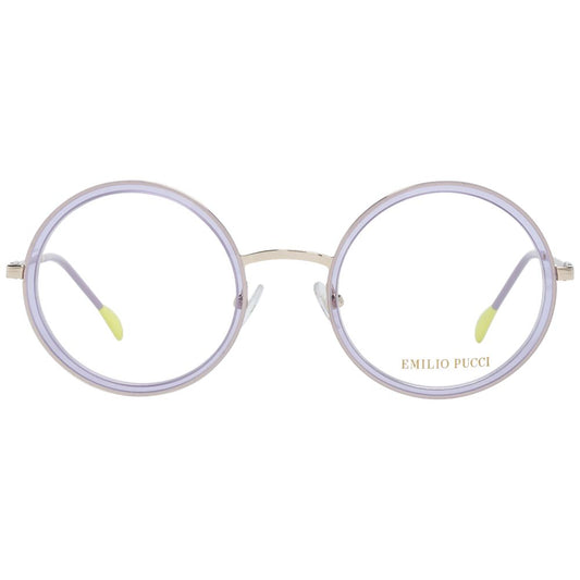 Emilio Pucci Purple Metal & Plastic Glasses (Frames)