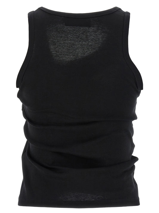 Coperni Black Cotton Tank Tops
